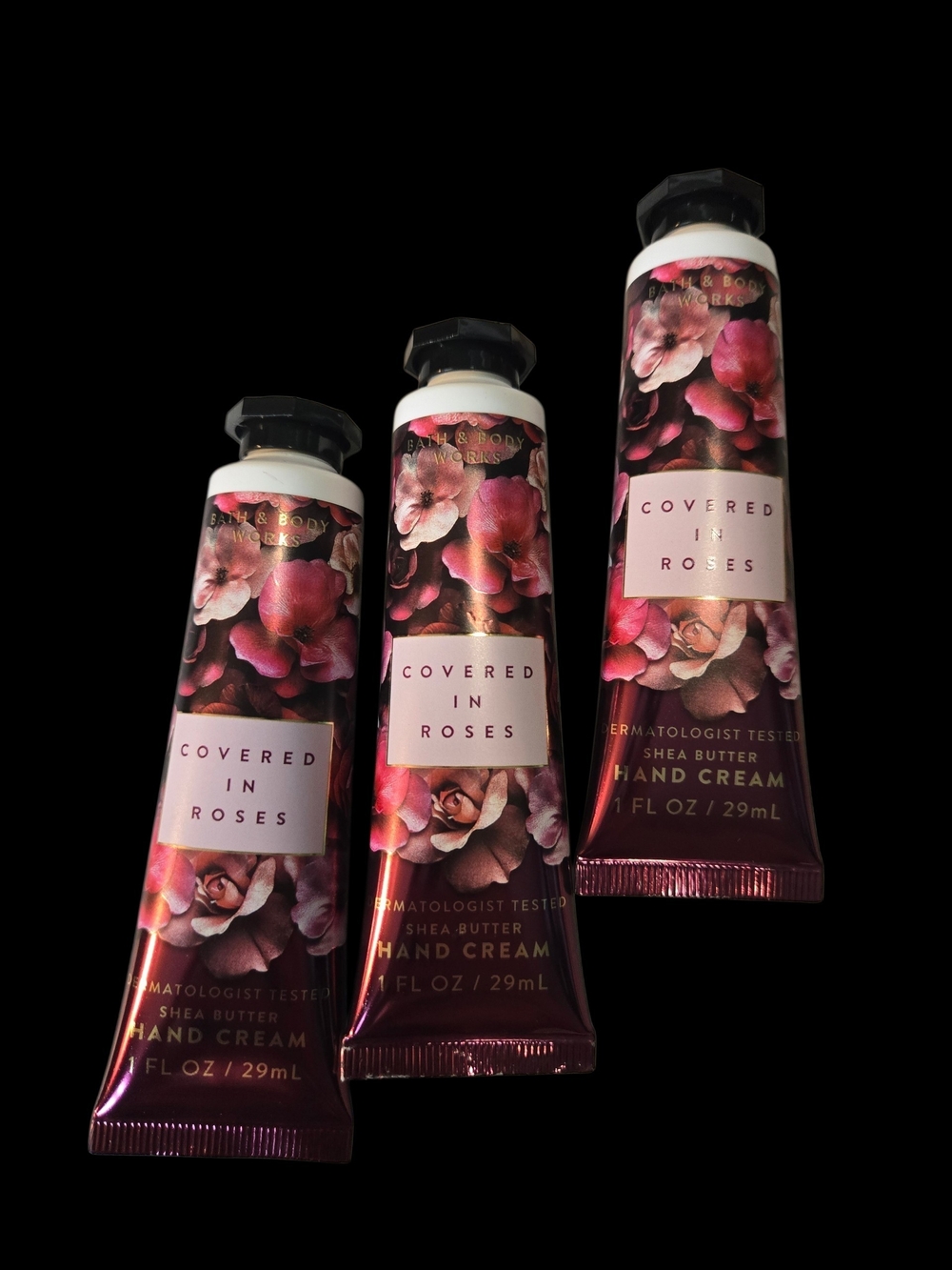 3pc Bath & Body Works  Covered in Roses Hand Cream  -NEW!!!